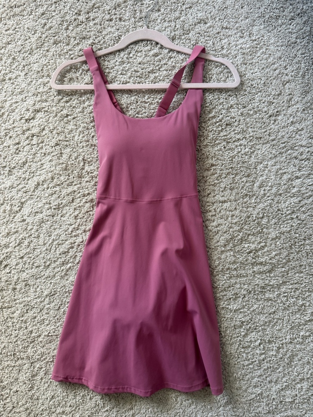 Sleeveless Mini A-Line Dress in Mauve Pink